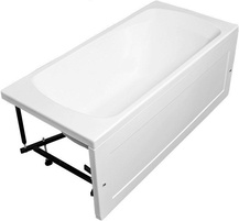 Акриловая ванна Aquanet Roma 160х70, на каркасе, ZZ