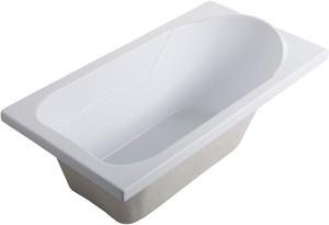 Акриловая ванна Aquanet West 130x70 см с каркасом ZZ