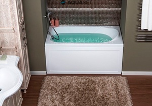 Ванна акриловая Aquanet West 140x70 см с каркасом ZZ