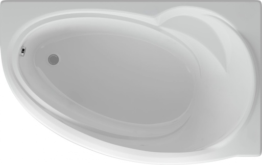 Акриловая ванна Акватек Бетта 170 R, с фронтальным экраном| 170x97x47
