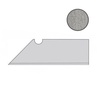 Blaze Aluminium Battiscopa Sag.Dx