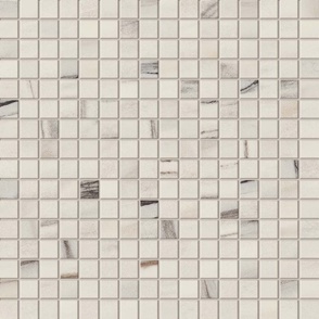 Marvel Bianco Fantastico Mosaico Lappato  ZZ 30x30