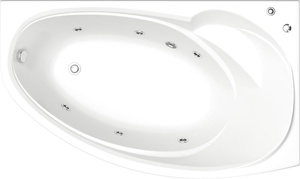 Акриловая ванна Bas Фэнтази с г/м R| 150x95x48