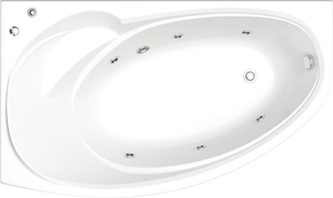 Акриловая ванна Bas Фэнтази с г/м L| 150x95x48