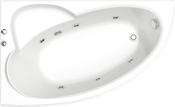 Акриловая ванна Bas Сагра 160 см L с г/м| 160x100x45