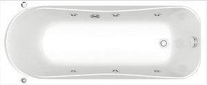 Акриловая ванна Bas Стайл 160 см с г/м| 160x70x45