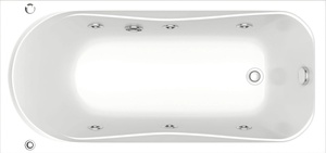 Акриловая ванна Bas Верона 150 см с г/м| 150x70x45