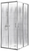 Душевой уголок 950х950хh1950мм, квадрат, раздвижные двери, (стекло рифленое Punto 5мм, фурнит.цв.хром), Uno-195 ZZ