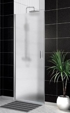 Дверь для душа, в нишу 70хh190см, распашная, реверсивная, (стекло рифленое Punto 5мм, фурн.цв.хром), Uno ZZ