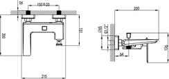 Смеситель Bien Lucca BB01012102 для ванны с душем| 21x13x20