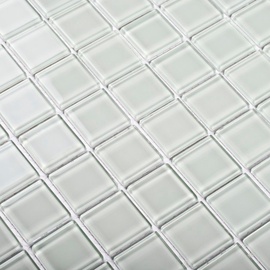 White glass (25x25x4) ZZ 30x30
