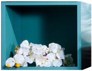Полка Бриклаер Кристалл 20 для пенала,35x30x31.6 см, муссон, цв. голубой,  ZZ