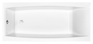 Ванна акриловая Cersanit Virgo WP-VIRGO*170-W 170x75, объем 220 л, БЕЗ сифона, каркаса, панелей, ультра белая, ZZ