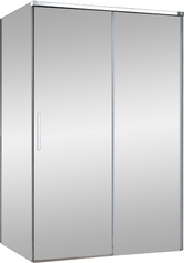 Душевой уголок 1300х900х1950мм, правый/левый, (стекло прозрачное 8мм, фурнитура цв.хром), Duet Soft-M ZZ