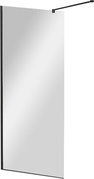Душевая перегородка 900хh1950мм, правая/левая, (стекло цв.бронза 8мм, поперечный кронштейн 700-1050мм, фурнит. цв.хром), Liberta ZZ