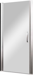 Дверь для душа, в нишу, 900х1900мм, петли слева, (профиль цв. хром, стекло 6мм прозрачное), Fontano ZZ