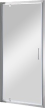 Дверь в нишу 1000(970-1020)хh1900мм, распашная, вход 743мм., правая/левая, (стекло прозр.Idrorepellente 6мм, фурн.цв.хром), Molveno ZZ