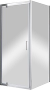 Душевой уголок (880-905)x(880-905)х1950мм, прямоугольный, с распаш. дверью (стекло прозр.Idrorepellente 6мм, фурн.цв.хром), Molveno ZZ
