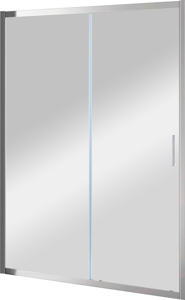 Дверь в нишу 1600 (1570-1620)хh1950мм, сдвижная, правая/левая,(стекло прозр. Idrorepelente 6мм,фурнит.цв.хром), Molveno ZZ