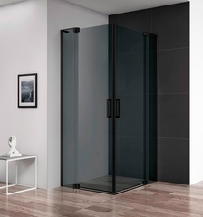 SLIDER-A-2-90/100-GRIGIO-NERO Душевой уголок | ZZ