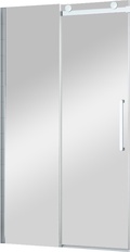 Дверь в нишу 1200(1180-1210)хh1950мм, сдвижная с неподв. сегм., вход 500мм справа/слева, (стекло прозрачное 8мм, фурнит. цв.хром), Stylus ZZ