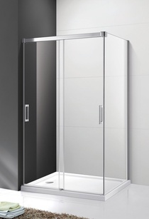 Душевой уголок1200х900х1900 мм, стекло-прозрачное, профиль-хром, Tandem ZZ