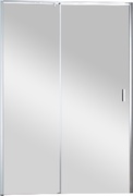 Дверь в нишу 1000хh1950мм, распашная с неподв. сегментом, вход справа/слева, (стекло прозр. 6мм, фурнит.цв.хром), Urban ZZ