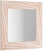Зеркало 1000х1000х20мм, в раме (цв.светлое дерево), Papirus ZZ