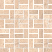 Mosaico Bricks Beige Pat/Rett 2x5 ZZ |30x30