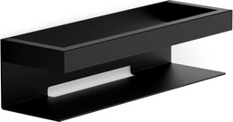 Полка для душа 30x9,5x8см, (цв.черный матовый), Brick ZZ