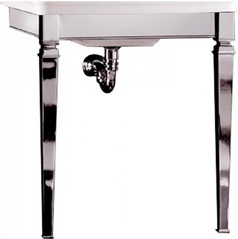Консоль металлическая для раковины Etoile 70см, (цв. хром), Duke Console ZZ