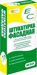 ЕС штукатурка  фасадная , 25кг ZZ ( под заказ кратно поддонам)