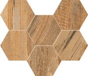 Mosaico Hexagon Spanish Wood 00 ZZ|25x28.6