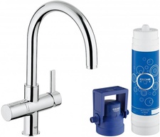 Смеситель Grohe Blue Pure Eurosmart 30383000 с функцией фильтрации| 16x38x22