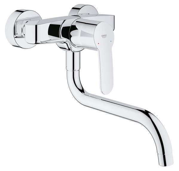 Смеситель Grohe Eurostyle Cosmopolitan 33982002 для кухонной мойки| 21x227x28