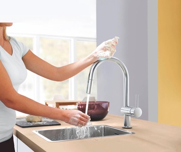 Смеситель Grohe Minta Touch 31358DC2 для кухонной мойки| 16x38x26