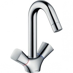 Смеситель Hansgrohe Logis 71221000 для раковины| 14x22x17