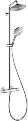Душевая система Raindance Select Showerpipe 240 с термостатом (смеситель+шланг+штанга+ручной душ+верхний душ), хром ZZ