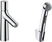 Смеситель Hansgrohe Talis Select S 72291000 для раковины с гигиеническим душем, с донным клапаном Push-Open| 4x22x11