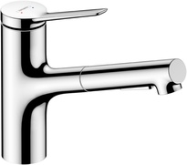 Смеситель для кухни, 150, с вытяжным душем, 2jet, (цв.хром), Zesis M33 ZZ
