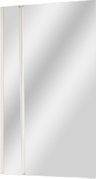 Шторка д/ванной 2-х панельная 950-965xh1500мм, (крепление справа/слева, проф.хром глянцев., cтекло 6мм прозрачное), Huppe Design elegance ZZ