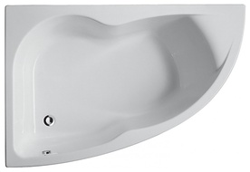 Акриловая ванна MICROMEGA DUO 150х100, ассимметричная,  левая  (БЕЗ каркаса и панели), белая ZZ