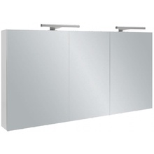 Зеркало-шкаф Vox 110x14x65 см, с 2-мя светильниками, цвет белый ZZ