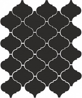 Арабески глянцевый черный|26x30