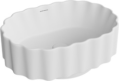 Раковина 50 см ARTBASIN Conchiglia, цв белый матовый, донный клапан в компл, ZZ