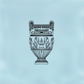 Декор Авеллино голубой Амфора A507 |15х15