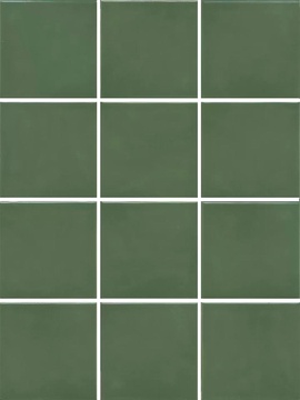 Бахия зелёный глянцевый 29,8х39,8 из 12 частей 9,8x9,8x0,7