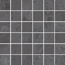 Декор Про Лаймстоун серый темный матовый мозаичный |30х30