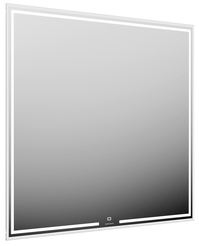 Зеркало MIO 90 (Ш)*80 (В) см, прямоугол., со встроенным диммером, белое