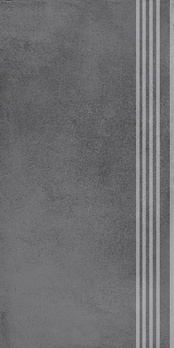 Мирабо серый темный обрезной обр. ступень гр. 30x60| ZZ